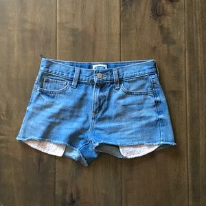 Denim shorts